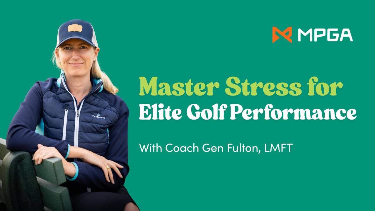 Stress management and performance course for golfers and high performers
